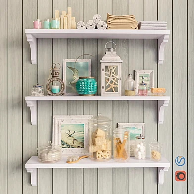 Decorative set for bathroom set 1