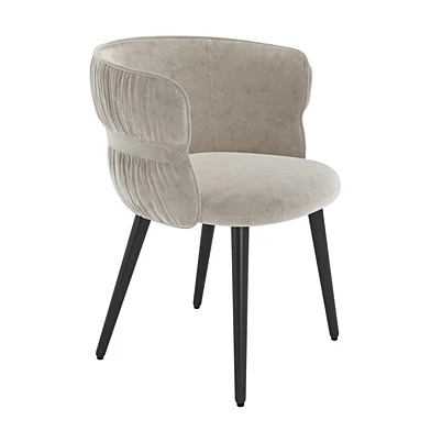 CHEST POTOCCO COULISSE ARMCHAIR from light suede