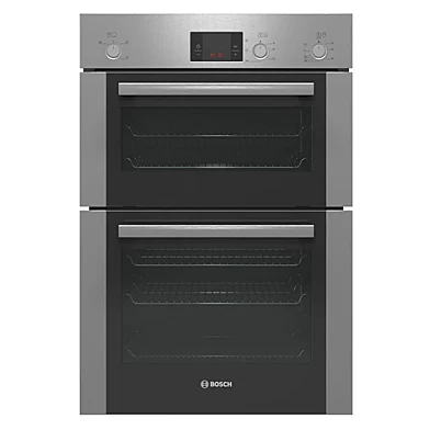 Bosch Serie6 HBM13B251B double oven from polished steel