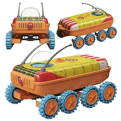 Electromechanical Moon Rover Toy