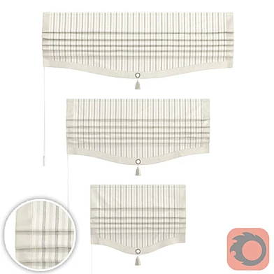 Set of Roman curtains ARISSA (TIME)