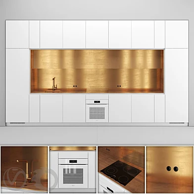 Direct NEL kitchen with brass