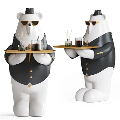 Polar bear shelving