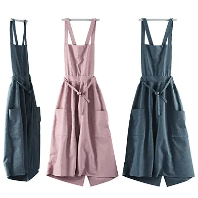 sleeveless apron