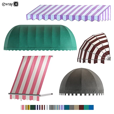 awning kitbash vol.17 (15 different texture)
