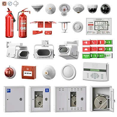 Security and fire alarm set 2