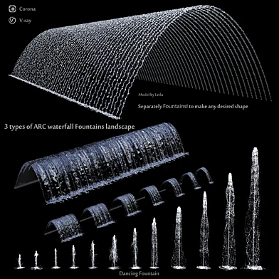 3 Types of Architectural Waterfall Fountains Water Feature for Landscape Design