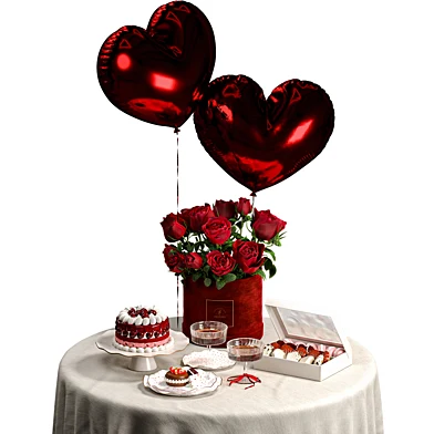 Table for Two Valentines day Serving