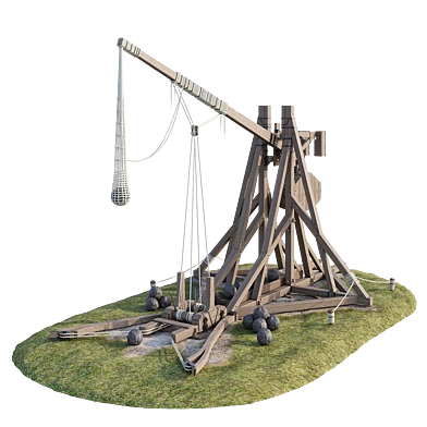 Buttress trebuchet – a medieval siege engine
