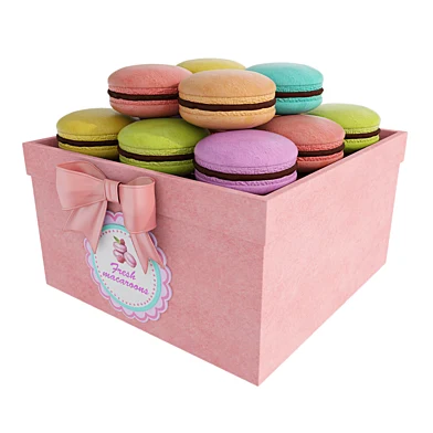 Macaroon pink box