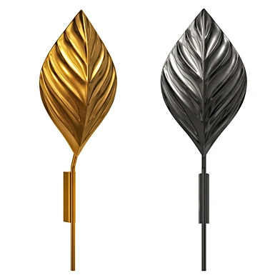 CB2 sconce Amalia leaf