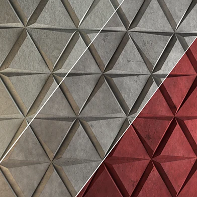 Concrete Wall Panels & 3d Tiles-PBR Material-E01