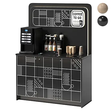 Mini Coffee To Go Vending Station. Vending Station