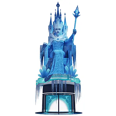 Snow Queen on the Throne Installation