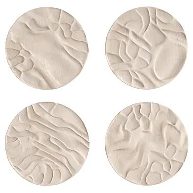 Wooden relief wall panel