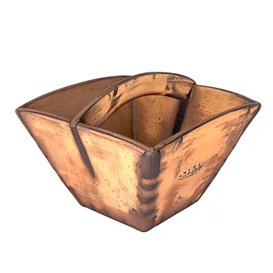 Vintage Chinese Market Trug