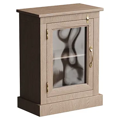 Vintage tabletop cabinet for dishes