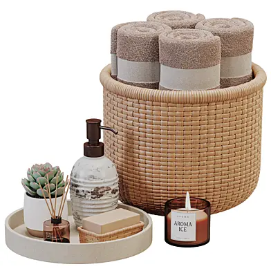 Premium Bathroom Accessories Set 03