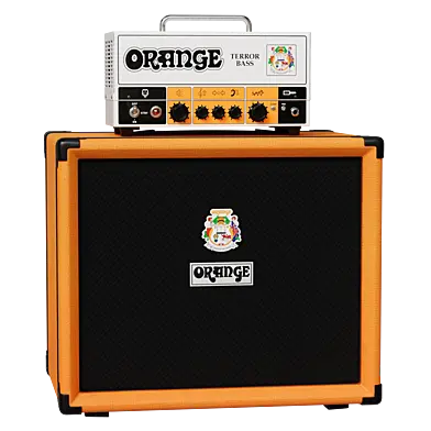 Orange Terror Bass 500W and OBC112 400W Bass Amplification Stack
