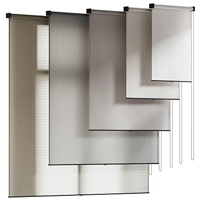 Striped Translucent Roller Blind