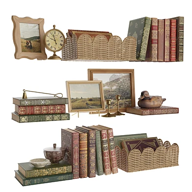 Decor for bookshelves 05