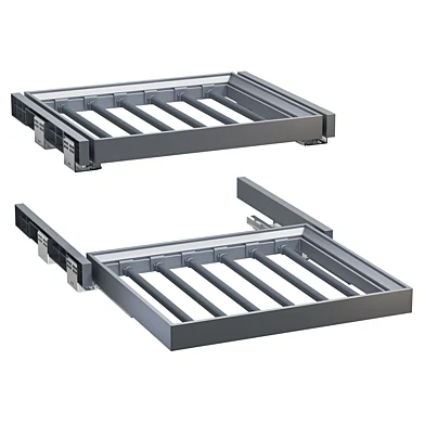 Pull-out trouser rack RANGE ULTRA, width 562-568 mm, anthracite