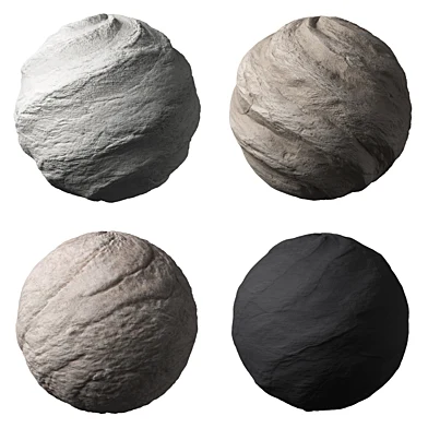 Rock / Stone Wall Set 03