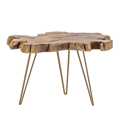 Live Edge Coffee Table Hand Made Contemporary Stunning
