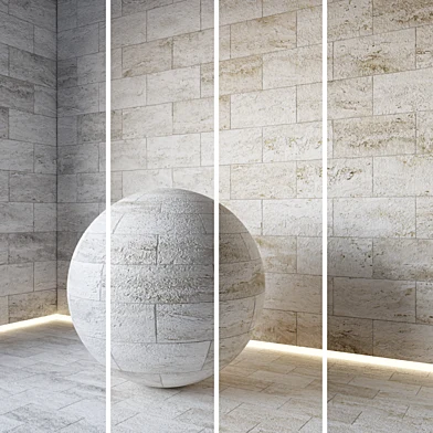 Seamless stone masonry material 36