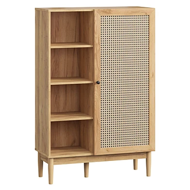 Shoe cabinet Roshal 85x129 Rattan