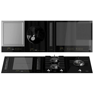 Miele SmartLine modular hobs and worktop extraction