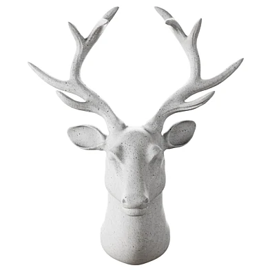 Deer head wall decor