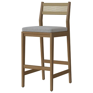 RIO OUTDOOR TEAK BAR STOOL