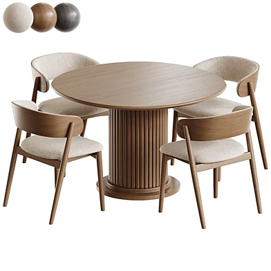 Siena chair and Outdoor Round Dining