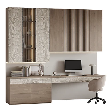 Minimalistic workplace in a modern style 07