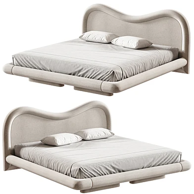 ABBY Modern Velvet Bedframe