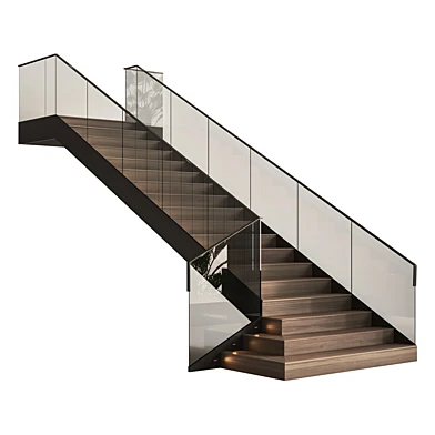 Glass fencing Modern Stair 05