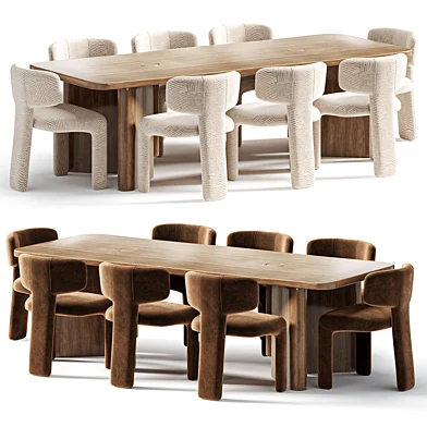 Tami Dining Table Bliss Chair
