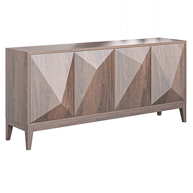 Geometric Media Console Arhaus