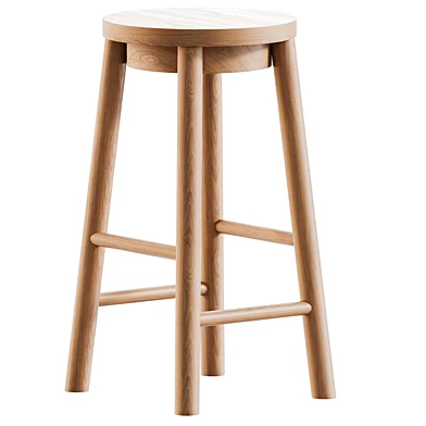 Eden Stool in Smoked
