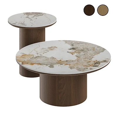 Coffee table Signal Rondo (set)