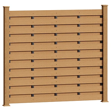 OM Fencing (universal) board EasyDecking "Wood-IX" Sanded | Oak