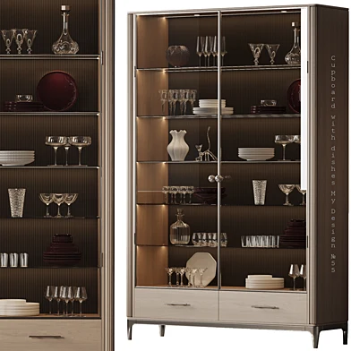 Cupboard with dishes My Design №55