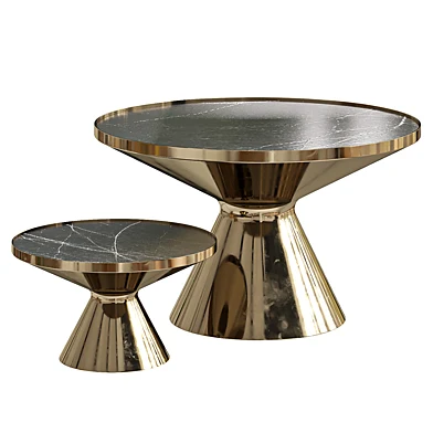 Coffee table DP Quatro White Grey