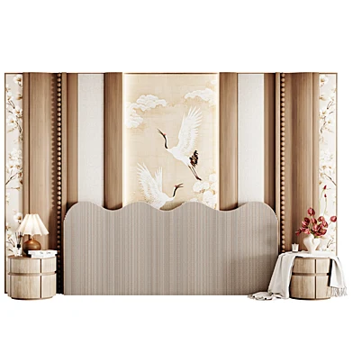 Luxury Bedroom Wall Panel & Headboard Set