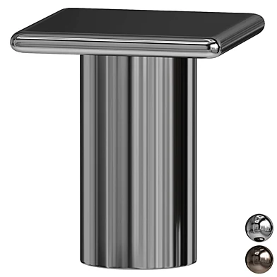 Metal side table