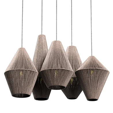 Lamp wicker n56a