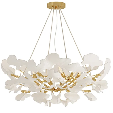 Ceramic Ginkgo Leaf Chandeliers