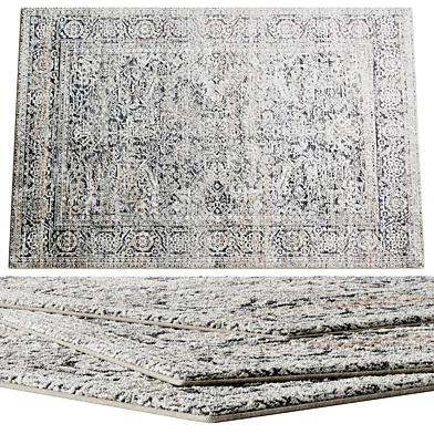 Lucia Steel Ivory Rug