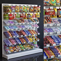 Candy rack - Shop - 3D model